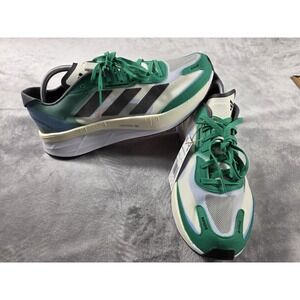 Adidas Adizero Boston 11 Running Shoes Green/White Men's Size 11.5 NWOB